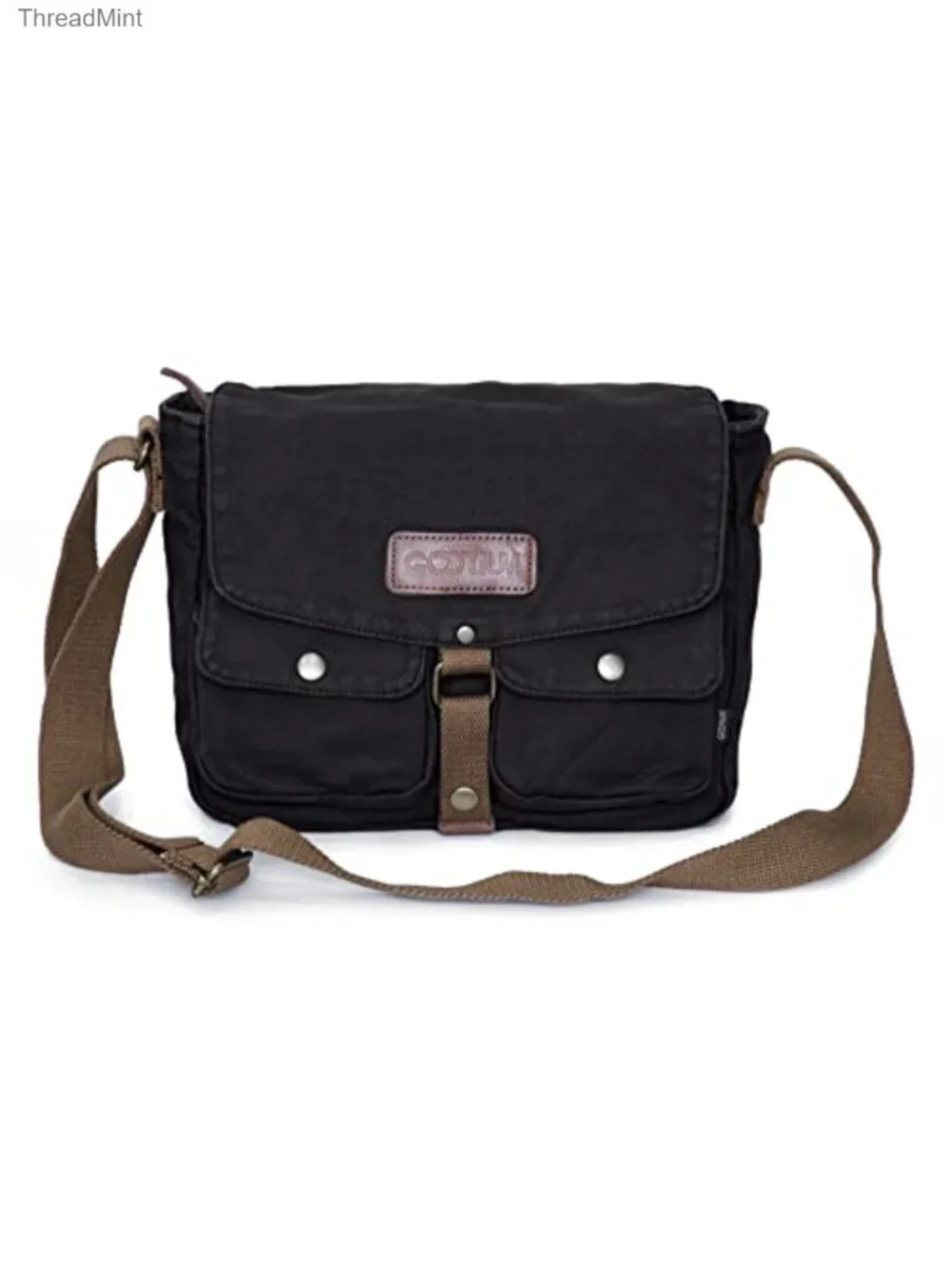 Vintage Canvas Messenger Bag Crossbody Shoulder Military Satchel